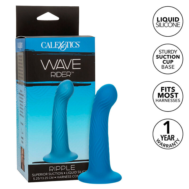 Wave Rider Analplug Ripple Blau