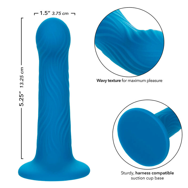 Wave Rider Analplug Ripple Blau