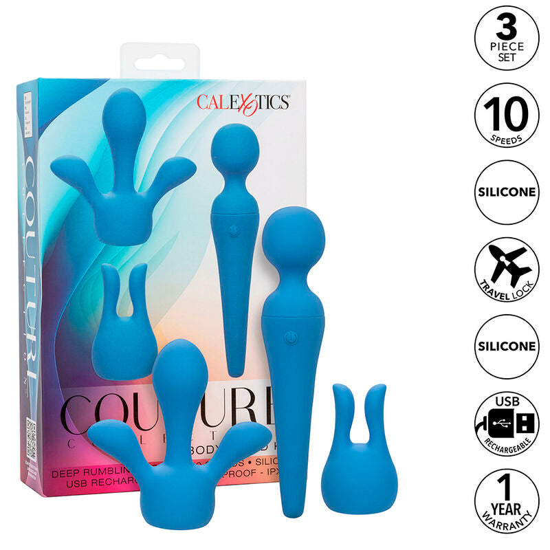 Couture Kit Vibratorstab 10 Vibrationen blau