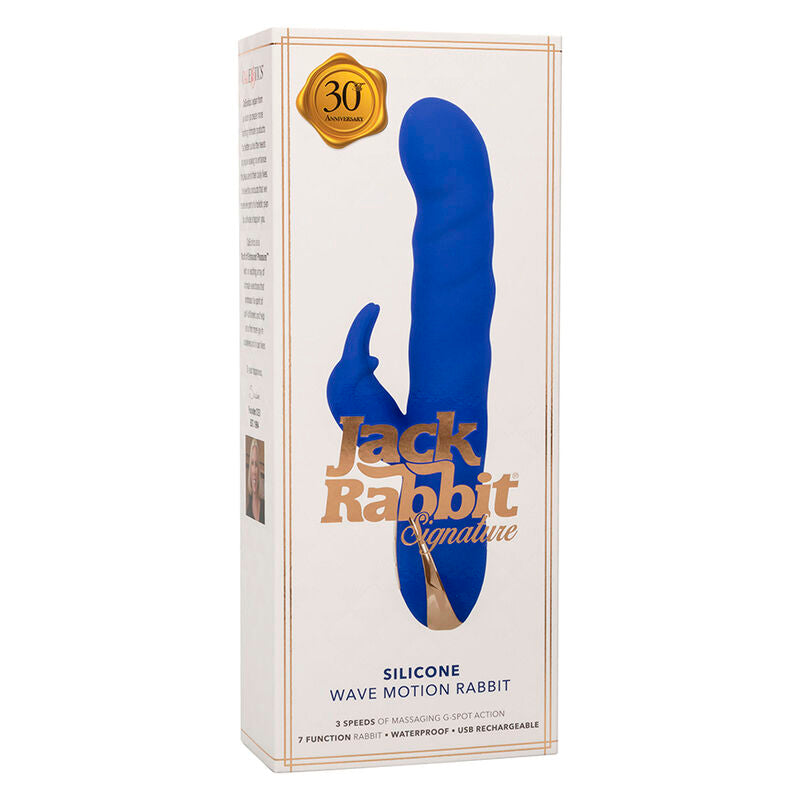 Jack Rabbit Vibrator Wellenbewegung blau
