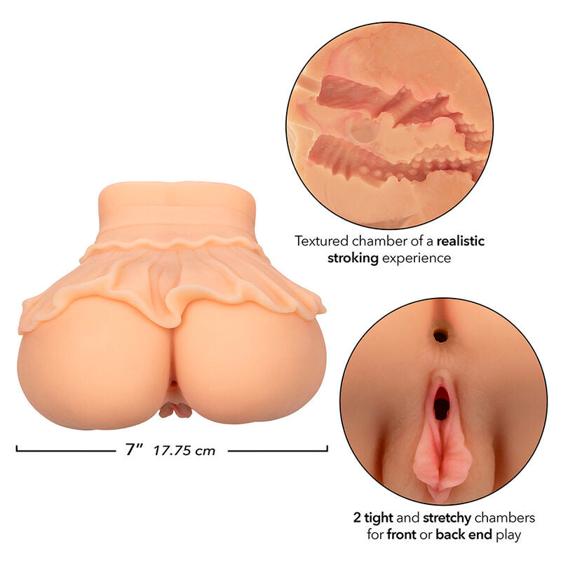Der Peepshow-Girl-Doppelmasturbator aus realistischem Fleisch