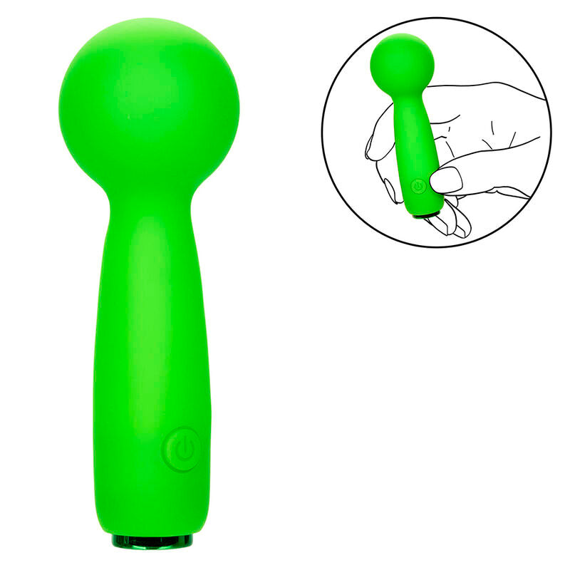 Neon Vibes The Bubbly Vibe Mini-Massagegerät 10 Vibrationen grün