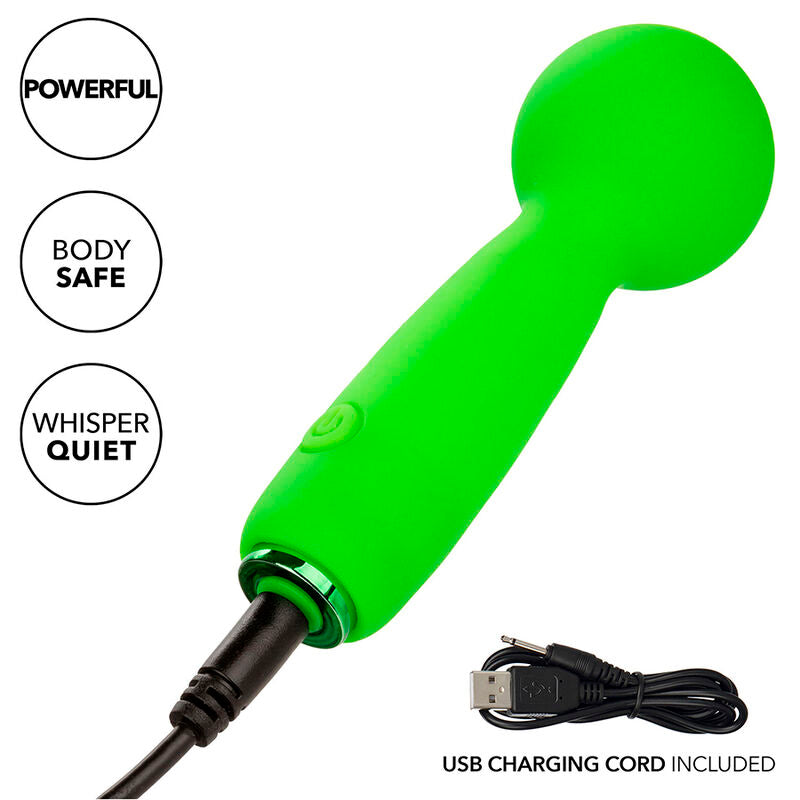 Neon Vibes The Bubbly Vibe Mini-Massagegerät 10 Vibrationen grün