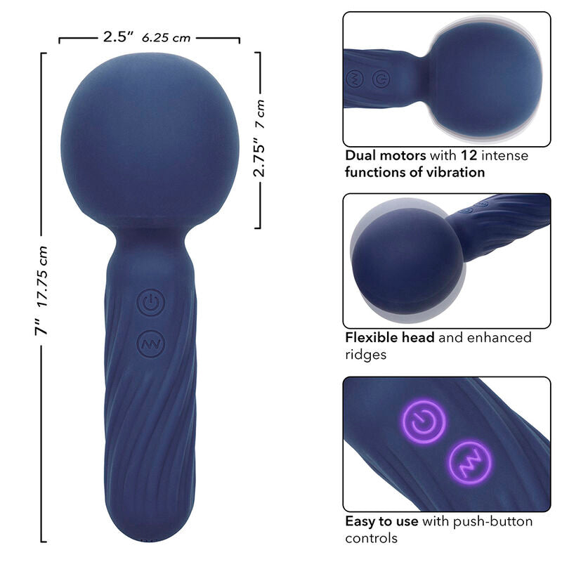 Charisma Seduction Massagegerät, 12 Funktionen, 17,75 cm x 6,25 cm, Lila