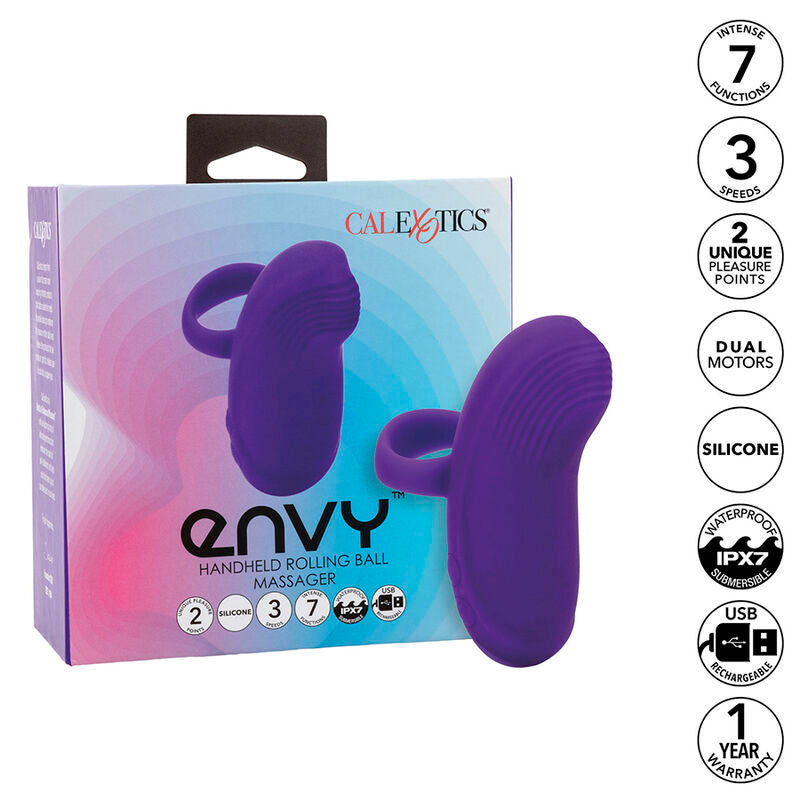 Envy tragbarer Ballmassager 7 Vibrationen lila
