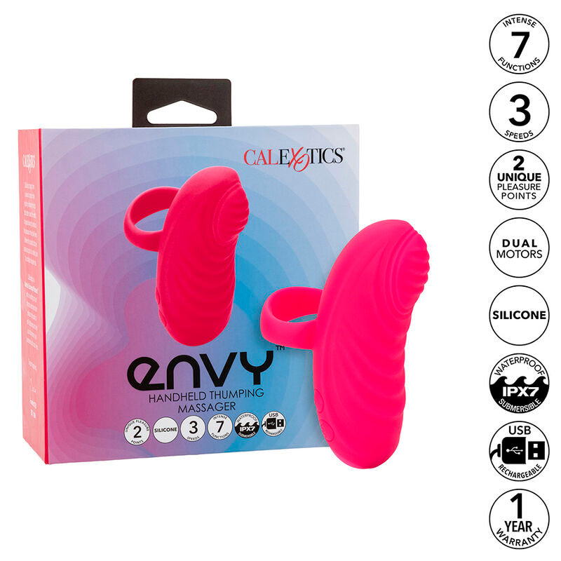 Envy tragbarer Ballmassager 7 Vibrationen rosa