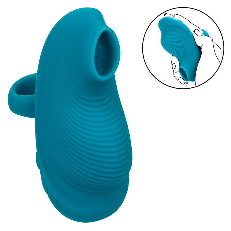 Envy tragbares Ballmassagegerät 7 Vibrationen blau