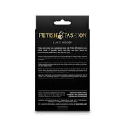 Fetisch &amp; Fashion schwarze Spitzenhaube