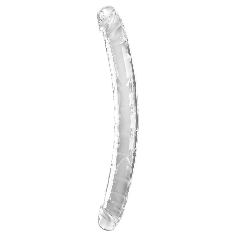 Double Trouble Doppeldildo 46 cm transparent