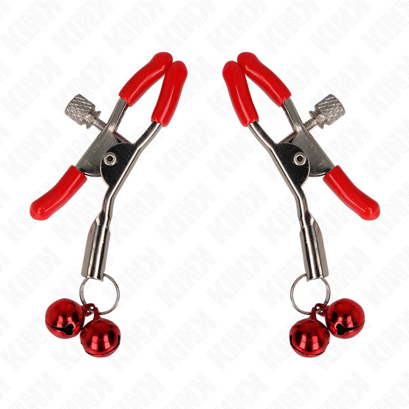 Rote Doppelglocken-Metonzange 6 cm
