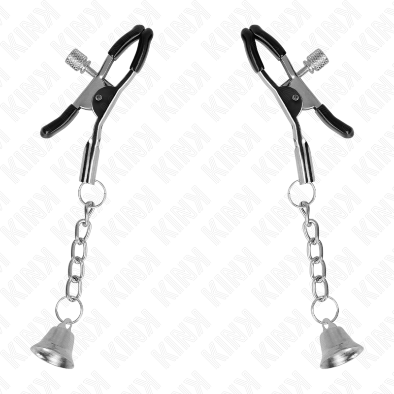 Teleton Clips Anhänger Glocke silber 6 cm