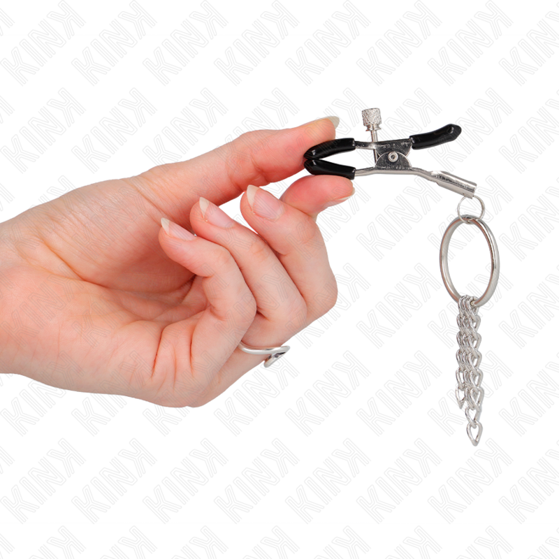 Meton O-Ring-Zange und kleine Silberkette 6 cm