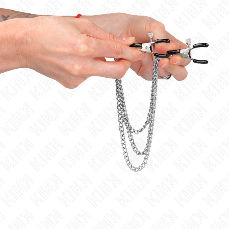 Bastelzange mit 3 Silberketten 20/23/28 cm