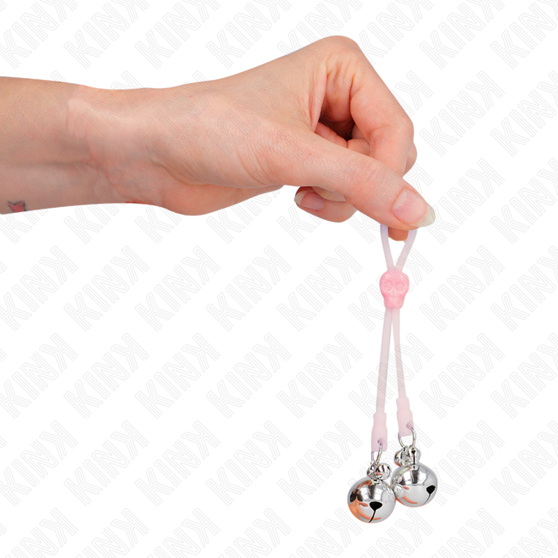 Leuchtende Handyclips mit Totenkopf-Motiv und verstellbarem Klingelring, Pink/Silber