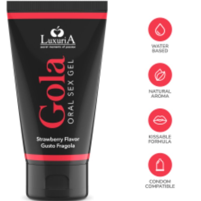 Oralsex-Gel mit Erdbeergeschmack, 50 ml