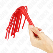 Mini einzelne rote Peitsche 28 cm