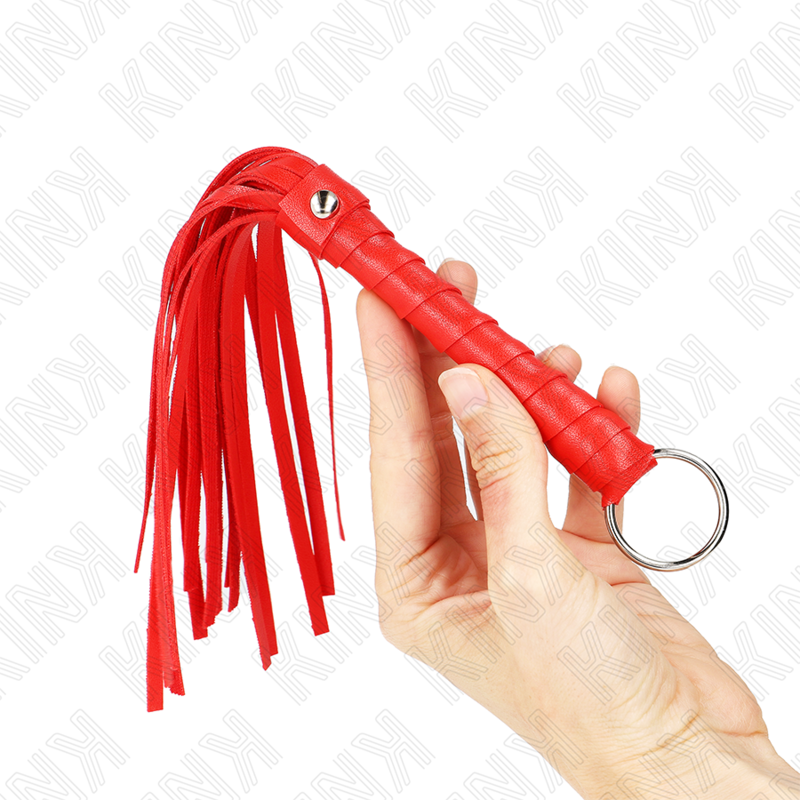 Mini einzelne rote Peitsche 28 cm