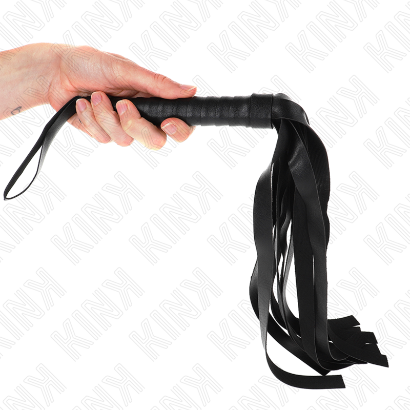Schwarze breite Schwanzpeitsche 48,5 cm