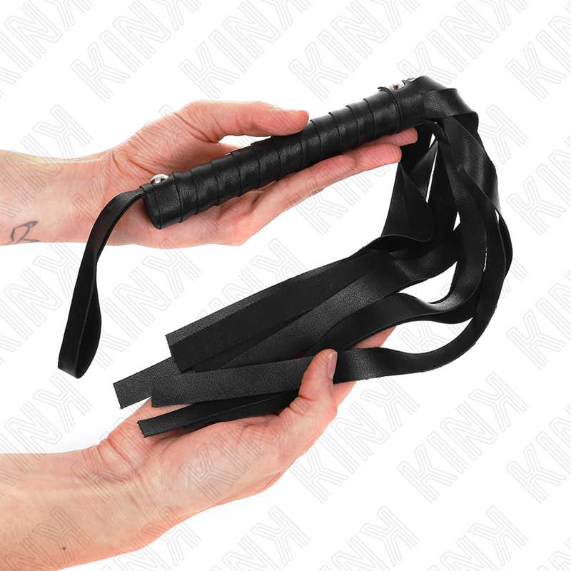 Schwarze breite Schwanzpeitsche 48,5 cm