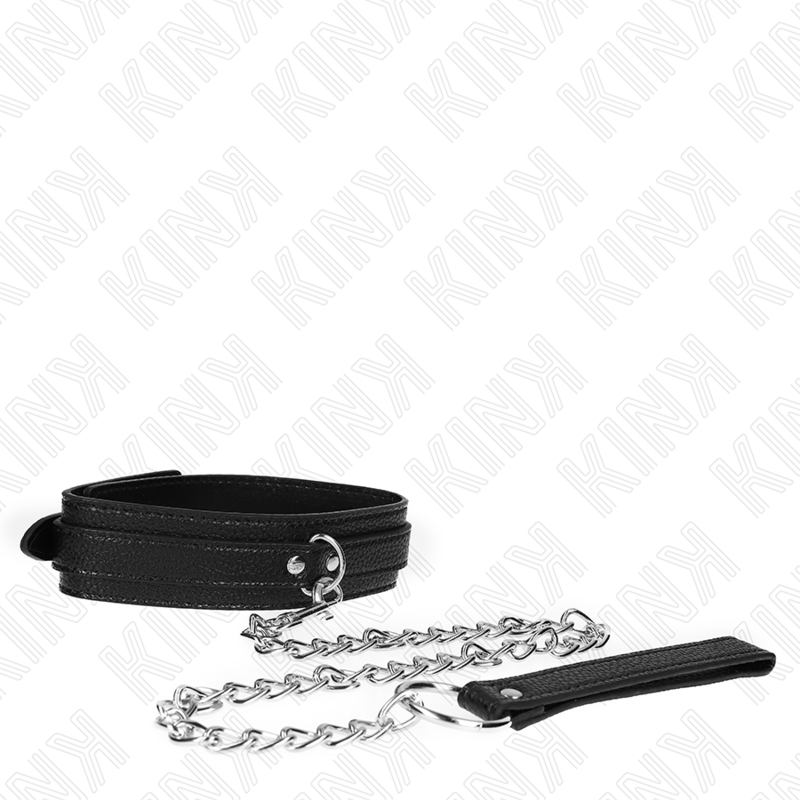 Halsband mit Schlangenmuster und Leine 65 cm