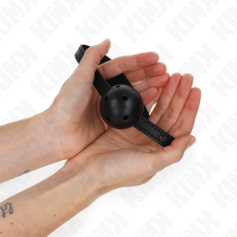 Simplicity atmungsaktiver Ball schwarz 4,5 cm Tasche 62 x 1,5 cm