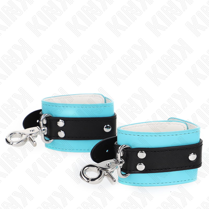 Premium-Handgelenkauflagen mit Verriegelung, Schwarz/Blau, verstellbar, 21–28 cm x 5,5 cm