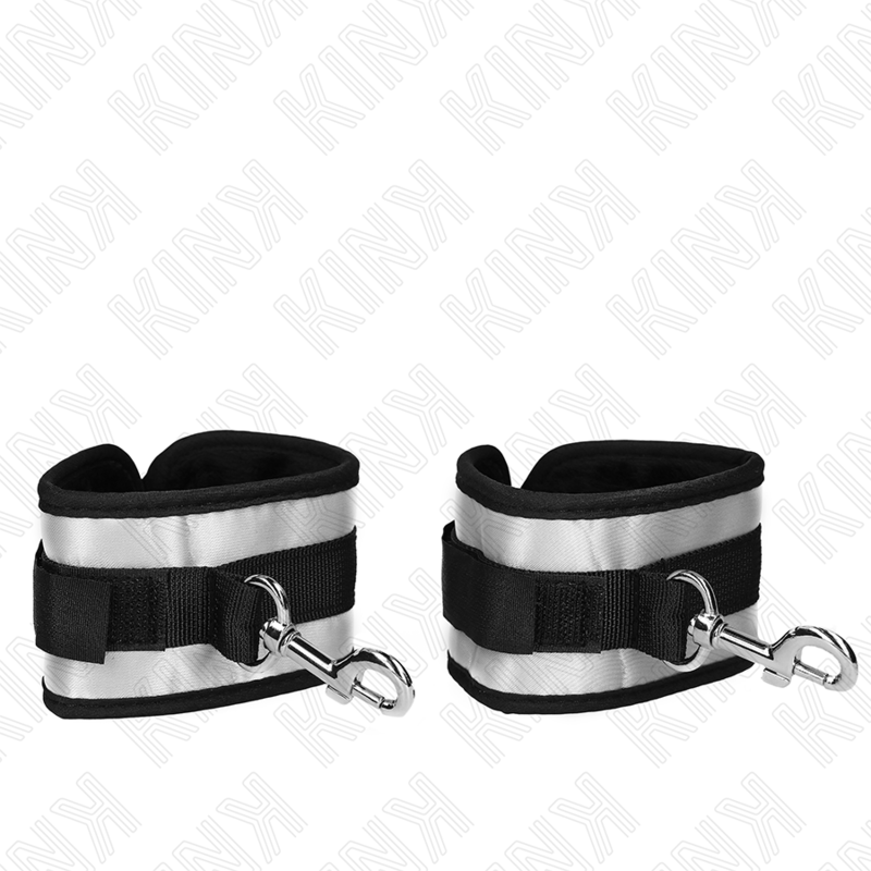 Graue Neoprenmanschetten 23 x 5 cm