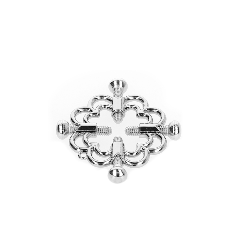 Haarspangen mit Metallblumen
