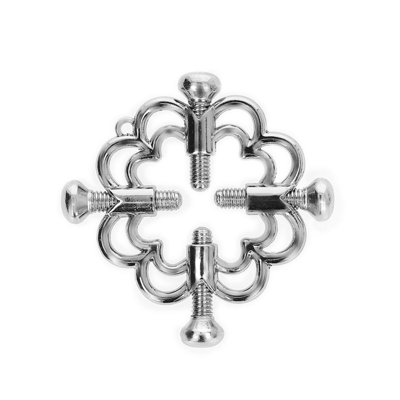 Haarspangen mit Metallblumen