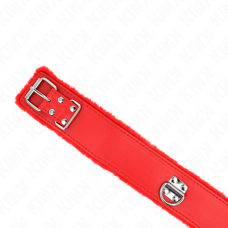 Halsband mit Leine 116 cm mit silbernen Nieten Modell 4 rot verstellbar 40-48 cm x 6 cm