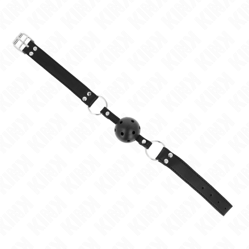 Atmungsaktiver Stock 4 cm mit Doppelniete Modell 1 schwarz 62,5 x 2,5 cm verstellbar 42-58 cm