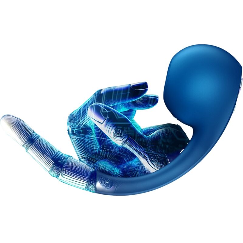 Pro+ Wave 4 G-Punkt-Stimulator und Air Pulse Gratis-App dunkelblau