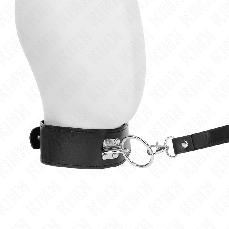Nietenleine 116 cm Halsband mit Lederriemen 50 x 5 cm