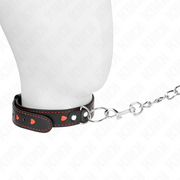 Halskette mit Armband 65 cm Herzdetails 52,5 x 2,5 cm