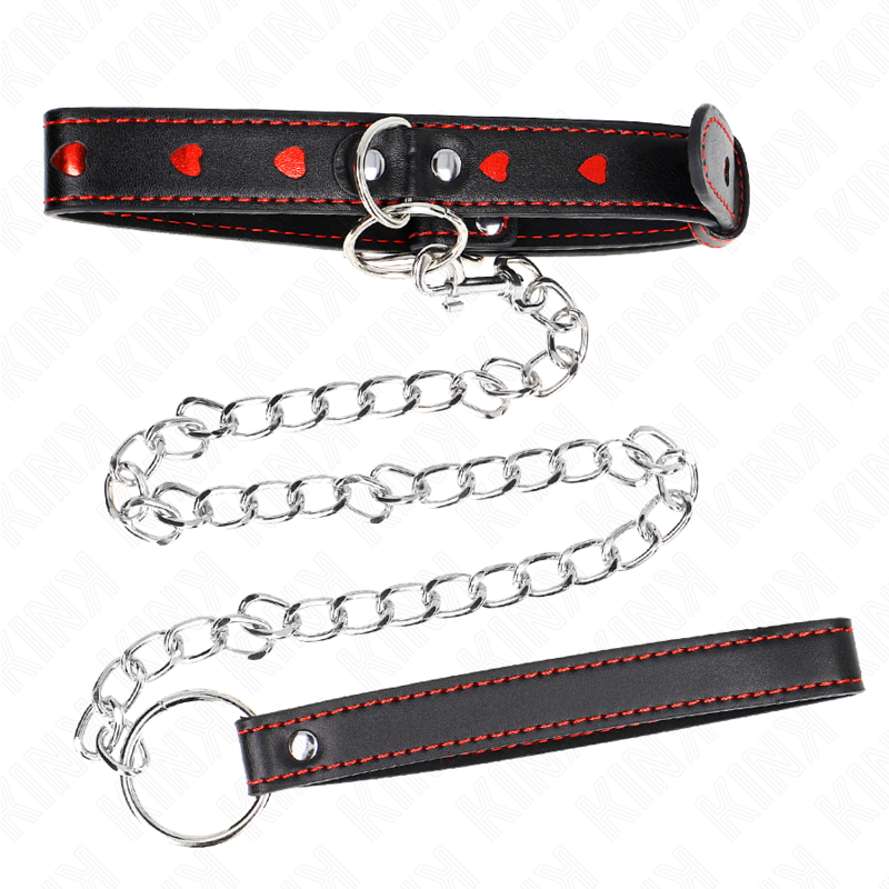 Halskette mit Armband 65 cm Herzdetails 52,5 x 2,5 cm