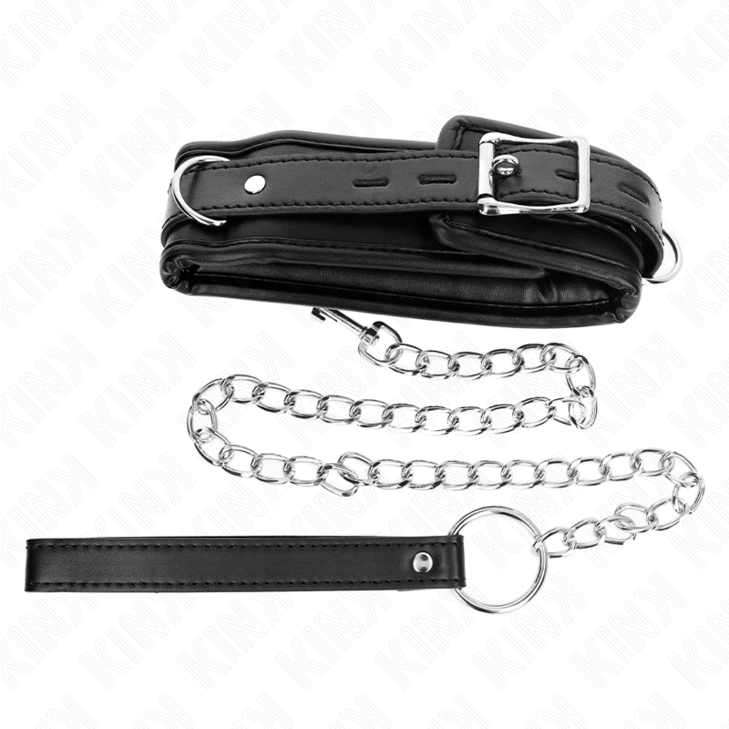 Schweres Halsband mit Gürtel 65 cm Modell 1 verstellbar 36,5-50 cm