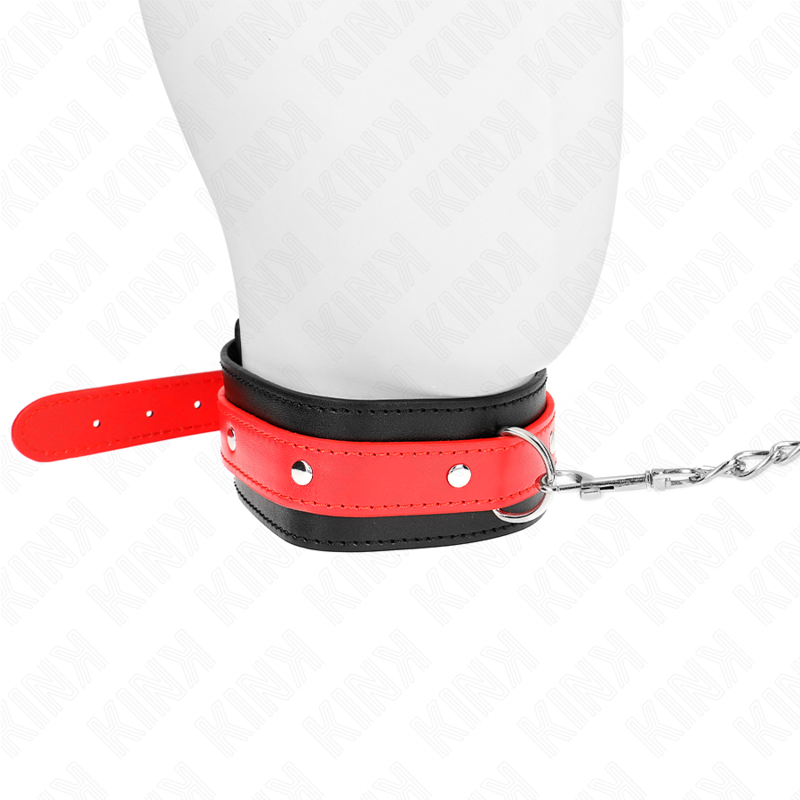 Halskette mit rotem Armband 65 cm verstellbar 36-43 cm x 5 cm