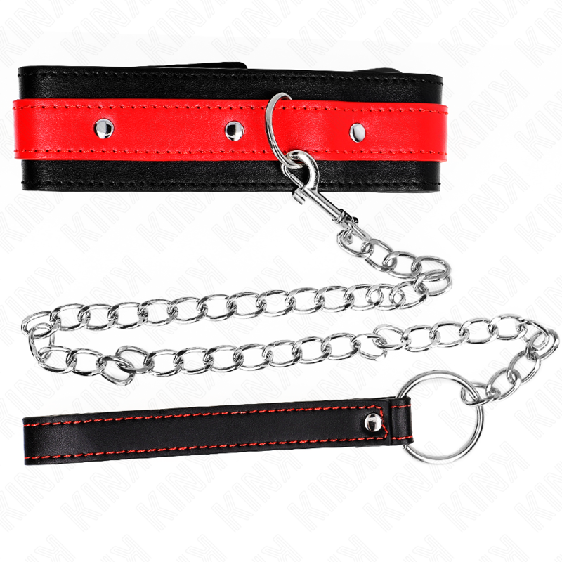 Halskette mit rotem Armband 65 cm verstellbar 36-43 cm x 5 cm