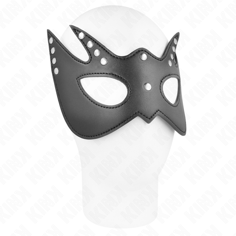 Fledermausmaske mit Nieten 23 x 15 cm