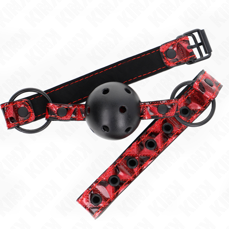 Rautenmusterball 4,5 cm Knebel Modell 2 64,5 cm verstellbar 42-60 cm