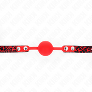 Silikonball 4 cm Knebel Modell 2 60 x 2 cm