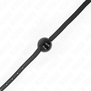 Schwarze einzelne feste Kugel 4 cm Beutel 65 x 1,5 cm