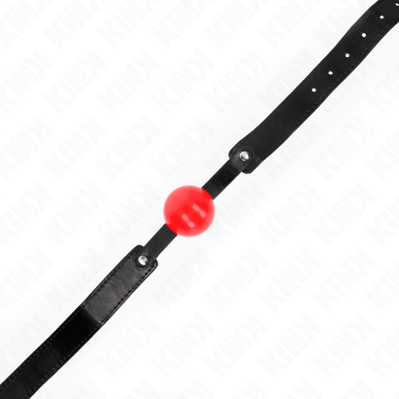 Weicher TPE-Ball 4 cm Knebel Modell 1 66 x 2,5 cm verstellbar 41-61 cm
