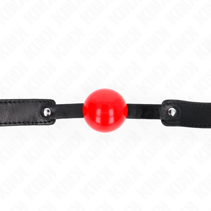 Weicher TPE-Ball 4 cm Knebel Modell 1 66 x 2,5 cm verstellbar 41-61 cm