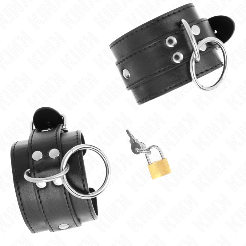 Verstellbare schwarze O-Ring-Verschlussarmbänder 20–28 cm x 5,5 cm