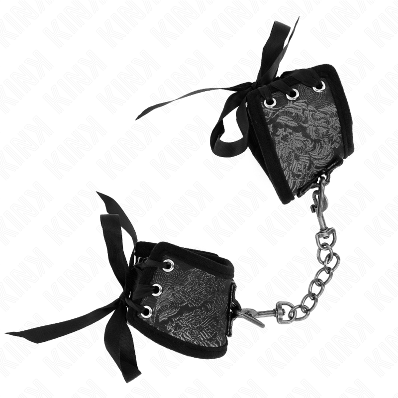 Scandal Handfesseln mit schwarzen Spitzendetails 24,5 cm x 6,5 cm