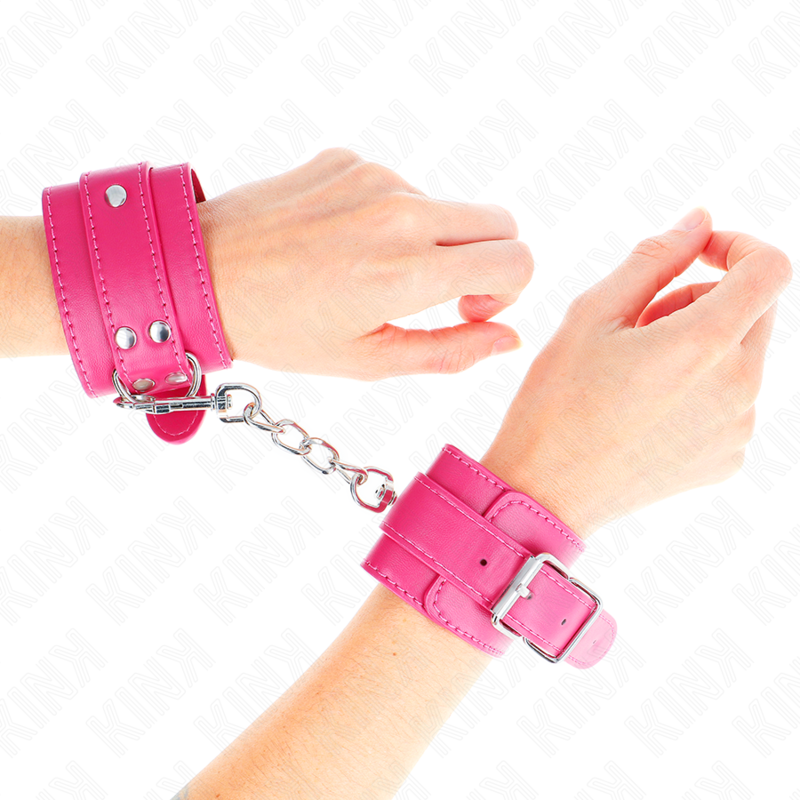 Himbeerrosa Handballenauflage mit verstellbarem himbeerrosa Futter 20-28 cm x 5,5 cm