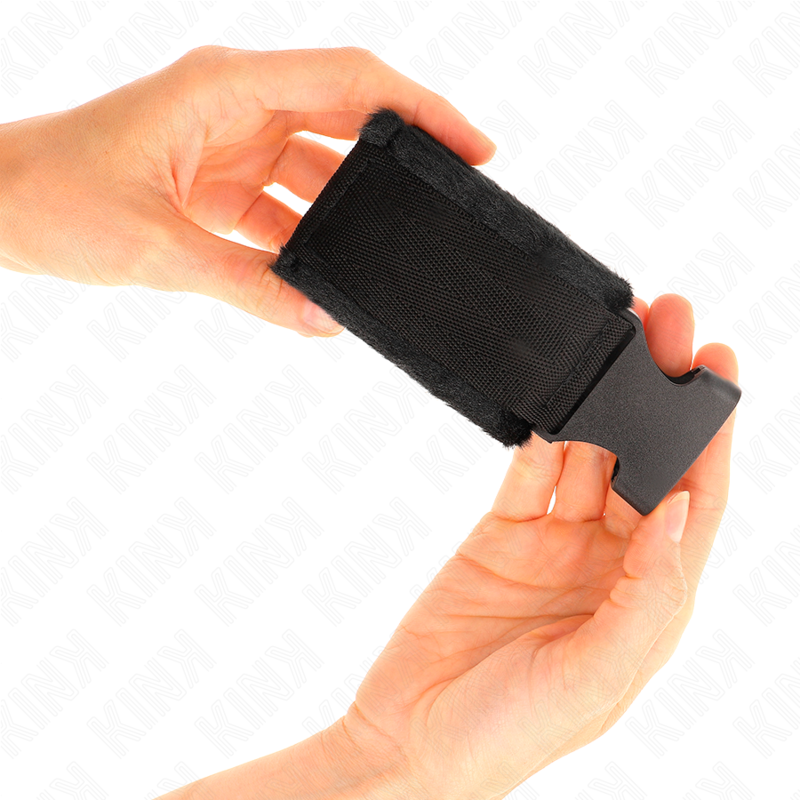 Rot-schwarze Nylon-Armbänder mit Klettverschluss, Modell 1, verstellbar, 25–35 cm x 6 cm