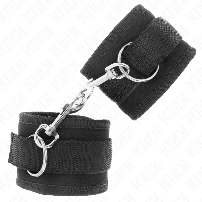 Schwarze Handgelenkstützen aus Nylon mit Klettverschluss, Modell 2, verstellbar, 18–35 cm x 6 cm