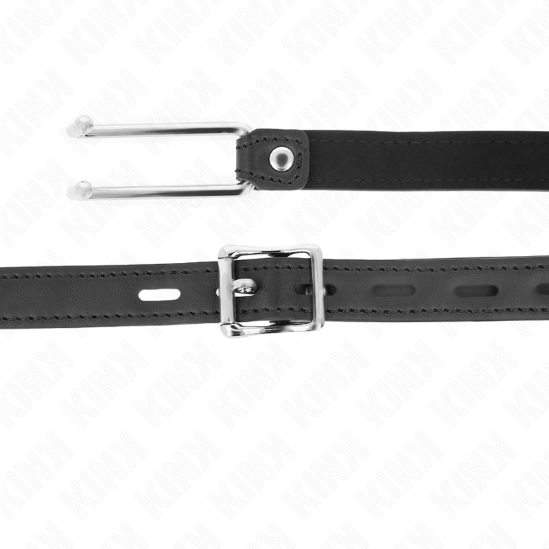 11,5 cm Metallhakenstab mit verstellbarem Lederband, 39–58 cm x 2 cm